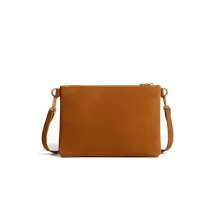 Womens Brown Suede Fringe Leather Purse - Product Image 2