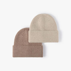 Gorro jacquard con letras personalizadas, gorro de punto con logotipo personalizado, bordado de Angora, calavera de Invierno en Blanco, gorro - Product Image 1