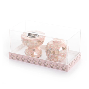 การออกแบบใหม่ล่าสุดที่สวยงามชุดของแม่มุก Mabkhar กับกล่องอะคริลิ Handcrafted จากเวียดนาม - Product Image 1