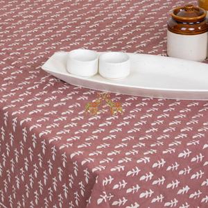 Mantel de Algodón Dabu Hecho a Mano con Estampado Floral, Diseño de Bloques, para Cocina, Comedor y Decoración del Hogar - Product Image 5