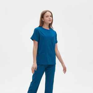 2025 gran oferta poliéster suave Hospital Doctor Wear ropa lavable enfermera Scrub Set para mujeres enfermería Scrub uniformes - Product Image 3