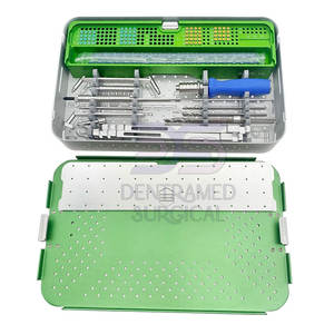 Juegos de instrumentos ortopédicos Precio al por mayor Base de fuente de alimentación manual de acero inoxidable de instrumentos quirúrgicos a la venta - Product Image 3