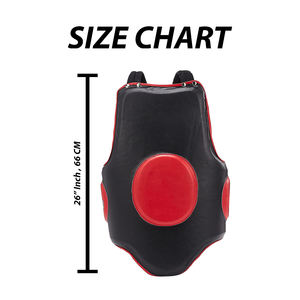 Protecteur de corps en cuir pour l'entraînement Taekwondo Arts martiaux Kick Boxing Shield pour la protection des côtes - Product Image 6
