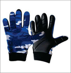 Venta al por mayor de alta calidad a prueba de viento de fútbol americano guantes gaélicos cómodo jóvenes personalizado OEM diseño niños regalo receptor jugadores - Product Image 1