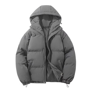 Blouson d'hiver pour homme, garde au chaud, logo sur le devant en toile, respirant pour adultes - Product Image 1