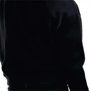 Sudadera con capucha de alta calidad para hombre, mezcla de algodón y poliéster, logotipo personalizado negro, diseño impreso, temporada de invierno, con capucha, OEM disponible - Product Image 6