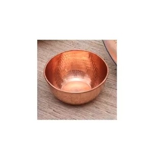 Bol décoratif en cuivre, artisanat métallique, bol de service durable pour la décoration de la maison, des restaurants et des hôtels - Product Image 5