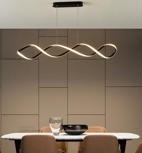 Hiện đại <span class=keywords><strong>LED</strong></span> Trần sáng tạo sang trọng Twist Bar thiết kế đèn chùm cho nhà hàng trang trí - Product Image 5