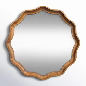 Best selling carved <b>wooden</b> <b>mirror</b> <b>frames</b> ideal for cozy living room walls or traditional bedroom by Azora Industries - Product Image 4