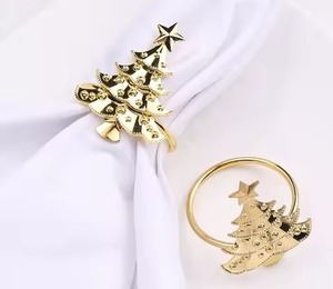 ห่วงรัดผ้าเช็ดปากโลหะดีไซน์โบราณรูปต้นไม้ x MAS และขนาดแหวนผ้าเช็ดปากสำหรับใช้ในบ้านงานแต่งงานงานปาร์ตี้ - Product Image 1