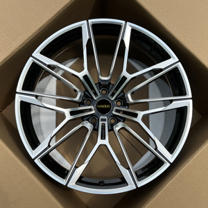 REP 7106F 20 Inch Multi-Spokes 5-holes Black Milling Face 5-112 avec 66.5 Low quantité minimale de commande Personnaliser Jante Forgée Prêt à Expédier pour <span class=keywords><strong>BMW</strong></span> M4 - Product Image 1