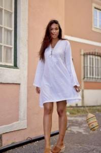 Vestido de Punto Elegante para Mujer, Cuello en V, Manga Larga, Falda Corta, Nuevo Modelo 2026 - Product Image 5