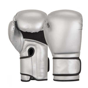 High Quality Leather Polyester Professional MMA Boxing <b>Gloves</b> Breathable <b>Moisture</b> Wicking Comfortable Closure for Wrist Support - Product Image 1