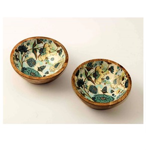 Juego de Vajilla de Resina y Madera, Tazón para Comida, Artículos de Cocina y Hogar, Tazón de Masa de Resina y Madera, Platos y Tazones de Resina y Madera Acabados - Product Image 3