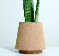 Jardinière moderne en liège à grain fin Pots de fleurs de table Jardinières pour la décoration de la maison pour la restauration à usage résidentiel - Product Image 3