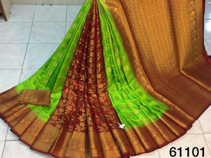 ชุดส่าหรีผ้าไหมสำหรับผู้ใหญ่ชุดปาร์ตี้สำหรับ salwar lehenga choli สไตล์ปากีสถาน - Product Image 3