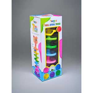 Torre de Juguete en Espiral de 7 Bolas para Niños, Laberintos de Cuentas para Juego Creativo - Product Image 2