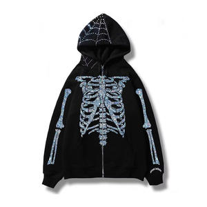 Custom 100% Cotton <b>Thick</b> <b>Fleece</b> Pullover Hoodies Unisex Winter-Ready Plus Size Embroidered Digital Printing Eco-Friendly Bulk - Product Image 2