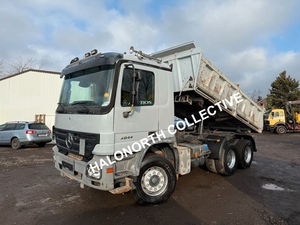 รถบรรทุกดัมพ์ดีเซล Mercedes Benz Actros 2644 ปี 2006 มือสอง ขับเคลื่อน 6x4 พวงมาลัยซ้าย กล้องมองหลัง รถบรรทุกสำหรับงานเหมือง - Product Image 4