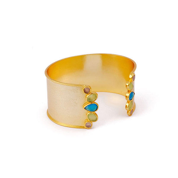 Rose Quartz , Peridot , Blue Chalcedony