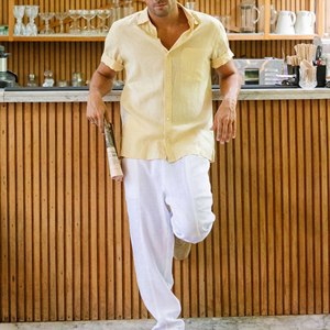 Camisa de Verano Personalizada para Hombre, Nuevo Diseño, con Botones, Informal, Ligera, Transpirable, a la Moda, Prenda Superior Personalizada - Product Image 5