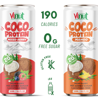 320Ml Kokoseiwit Milkshake Drink Vruchtensapsmaak-Private Label/Groothandel Drank-Marketingondersteuning-Gratis Monster
