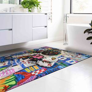 Alfombra Banksy Astronaut: Arte de Graffiti, Alfombra Antideslizante, con Pelo Suave - Product Image 4