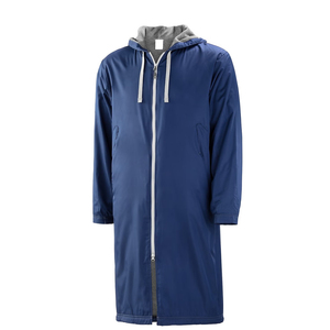 Parka de bain de haute qualité en gros doublure en tissu polaire manteau Parka de bain personnalisé en nylon hiver football entraînement Parka de bain - Product Image 1