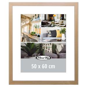 กรอบรูปไม้บีชสไตล์คลาสสิก ขนาด 50 x 60 ซม. ดีไซน์เรียบง่าย สำหรับแขวน DIY ใช้ได้กับขนาด A1 A2 A3 A4 - Product Image 1