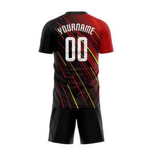 Uniformes de sublimación de la mejor calidad para adultos en 100% poliéster hecho tela ropa deportiva conjuntos de camisetas de fútbol - Product Image 3