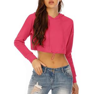 Vente en gros ODM/OEM de sweats à capuche grande taille pour femmes sweat à capuche complet pull court à capuche pleine longueur pour femmes - Product Image 5