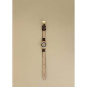 Vintage Luxury Quartz <b>Watch</b> with Circle Dial and Stainless Steel Band Ladies' Style Featuring Glass <b>Case</b> Back - Product Image 5