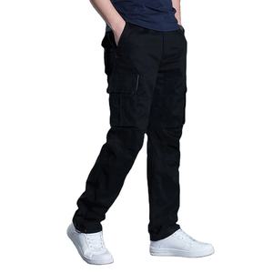 Pantalones Casuales de Verano para Hombre, Estilo Delgado de Algodón, Overoles con Cintura Elástica, Pantalones Holgados para Deportes al Aire Libre, Pantalones de Trabajo de Color Sólido a la Moda - Product Image 4