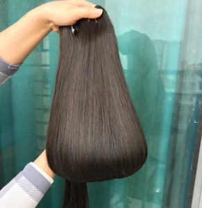 Extensions de cheveux vietnamiens cuticules vierges crues cheveux alignés os vierges faisceaux de cheveux humains droits avec fermeture à lacet frontal - Product Image 5