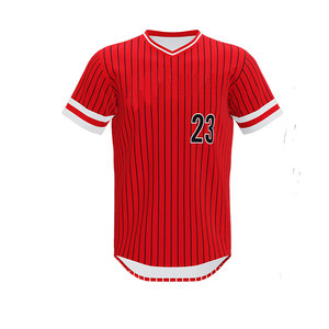 ชุดเครื่องแบบเบสบอลระบายอากาศได้ดีไซส์ใหญ่พิเศษทำจากชุดกีฬาขายดีโลโก้ตามสั่ง - Product Image 3