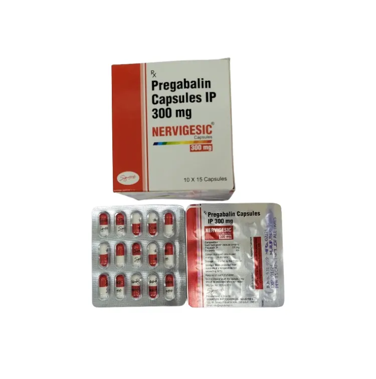 Nerbigesic Pregablin 300 Packaging Paper, Box and Strip for Pharmaceutical and Medical Industry