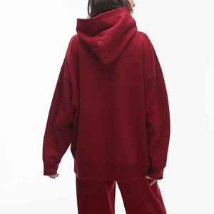 Sweat-shirt pour femme de haute qualité, épais, en polaire, confortable, coupe ample, surdimensionné, avec poignets côtelés extensibles - Product Image 4