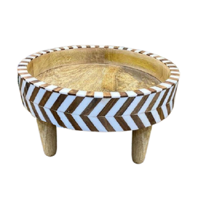 Soporte de pastel de madera de diseño único Soporte de dulces de pastel de tamaño personalizado de forma redonda del fabricante en la India - Product Image 3