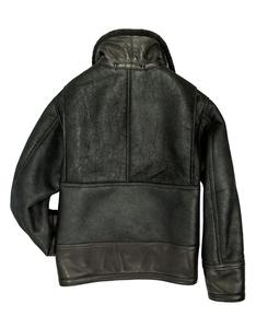 Blouson aviateur en cuir véritable pour homme, style B3, en peau de mouton, avec doublure en fourrure, décontracté et tendance, vente en gros - Product Image 6