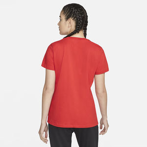 2024 medio largo 100% algodón peinado moda mujer Slim Fit Casual manga corta Camiseta para mujer - Product Image 2