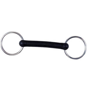 Loose <b>Ring</b> <b>Rubber</b> Mouth Snaffle Bit Horses Flexible <b>Rubber</b> Mouthpiece Gentle Training Horse Bit with Stainless Steel Loose <b>Rings</b> - Product Image 6
