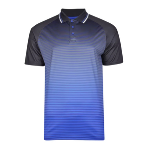 เสื้อโปโลแขนสั้นสำหรับผู้ชายผ้าโพลีเอสเตอร์100% ออกแบบได้ตามที่ต้องการ - Product Image 2