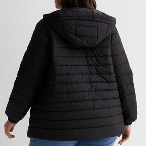 Veste matelassée imperméable pour femme grande taille, respirante, personnalisable OEM, légère, chaude, fermeture éclair intégrale, séchage rapide, confortable - Product Image 5