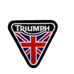 Patch brodé de haute qualité, personnalisé avec logo en fil brillant, pour chapeaux, vestes, sacs, vêtements durables, marque de vêtements - Product Image 1