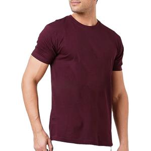 2023 personalizable Slim Fit Color sólido camiseta para hombre suave y cómoda Camiseta de manga corta al por mayor exportación de Pakistán - Product Image 3