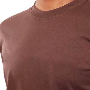Camiseta de Algodón de Primera Calidad para Hombre, Cuello Redondo, Estilo Minimalista Informal, Color Sólido, Manga Corta, Fabricante OEM ODM, Proveedor de EE. UU. - Product Image 2