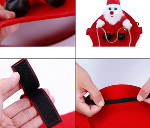 Disfraz de Navidad occidental para mascotas, Bonito traje de perro de Papá Noel transpirable, vacaciones de invierno, vestido cálido y elegante para perros - Product Image 5