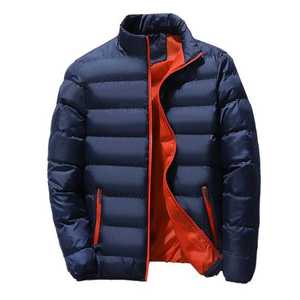 Venta al por mayor de los hombres de invierno chaqueta de abrigos de manga larga personalizada recortada acolchada chaqueta acolchada para los hombres - Product Image 4