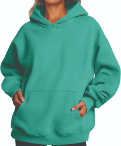 เสื้อสเวตเตอร์ถักมีฮู้ดสำหรับผู้หญิงไซส์ใหญ่พิเศษมีสไตล์ใส่สบายมีโลโก้ด้านหน้าสำหรับฤดูใบไม้ร่วงและฤดูหนาว - Product Image 2