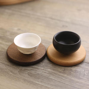 Customized Wooden Cup Holder Wood <b>Drink</b> <b>coaster</b> for Table protection Wooden Cup Mat Set Wholesale Factory Supply - Product Image 5